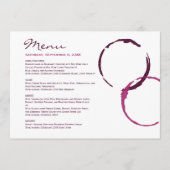 バ素朴ルモダングンディワイン染色リングや輪結婚ズ メニュー (正面)