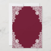 バ素朴ル結婚したグ食べ・ビー結婚ズ 招待状 (裏面)