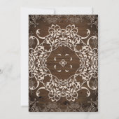 バ素朴レンタインデーパーティの招待状 招待状 (裏面)