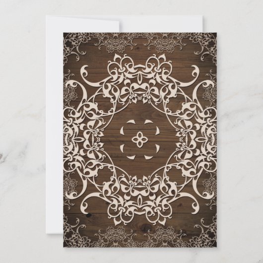 バ素朴レンタインデーパーティの招待状 招待状 (裏面)