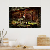 バ素朴ンとウォーターポンプ ポスター (キッチン)