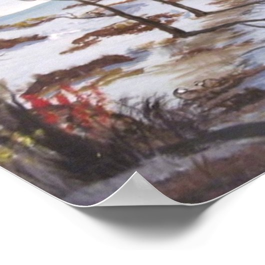 バ素朴ンの風景 ポスター (角)