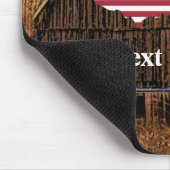 バ素朴ンアメリカ国旗のマウスパッド マウスパッド (コーナー)