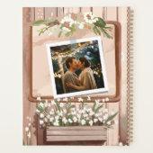 バ素朴ンウェディングプランナー | 写真と名前のデザイン プランナー手帳 (裏面)