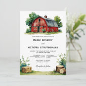 バ素朴ンウォーター色フローラコラージュ結婚ズ 招待状 (スタンド正面)