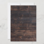 バ素朴ンウッドとストリングライトファミリー懇親会 招待状 (裏面)