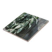 バ素朴ンウッドの植物草本 タイル (側面)