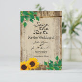 バ素朴ンウッドひまわり日付保存 セーブザデート (スタンド正面)