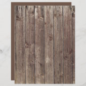 バ素朴ンウッドウェザードウッドクラフト紙 (正面/裏面)