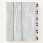 バ素朴ンウッドカントリーモノグラムの ノートブック (裏面)