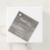 バ素朴ンウッドカントリー結婚式 フェイバータグ (インサイチュ)