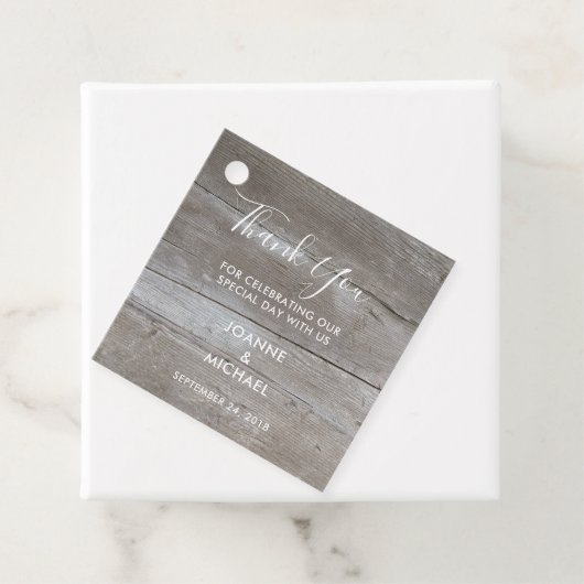 バ素朴ンウッドカントリー結婚式 フェイバータグ (インサイチュ)