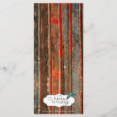 バ素朴ンウッドグラフィティハートのメ結婚ニュー メニュー (裏面)