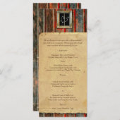 バ素朴ンウッドグラフィティハートのメ結婚ニュー メニュー (正面/裏面)