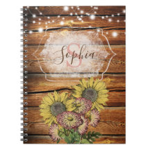 バ素朴ンウッドサンフラワーモノグラム