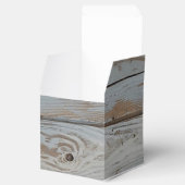 バ素朴ンウッドサンフラワー結婚式の引き出物ボックス フェイバーボックス (オープン)