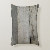 バ素朴ンウッドスタイル枕 アクセントクッション (正面(垂直))