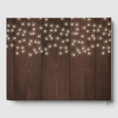 バ素朴ンウッドストリングラ結婚イツゲストブック ゲストブック (裏面)