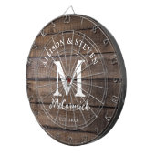 バ素朴ンウッドズ結婚ニューリュワズカスタムズ ダーツボード (正面右)