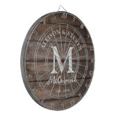 バ素朴ンウッドズ結婚ニューリュワズカスタムズ ダーツボード (正面左)