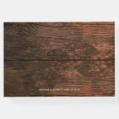 バ素朴ンウッドメイソンジャールストリングライツ結婚ズ ゲストブック (裏面)