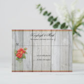 バ素朴ンウッドメイソンジャールレッドダリアスRSVP 出欠カード (スタンド正面)