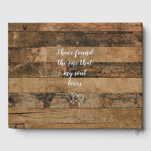 バ素朴ンウッドライトレース結婚ズ ゲストブック (裏面)