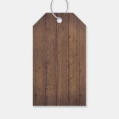 バ素朴ンウッドレースメイスンジャイルライツ結婚ズ ギフトタグ (裏面)