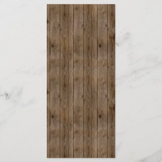 バ素朴ンウッドレース書道結婚ズ メニュー (裏面)