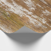 バ素朴ンウッドヴィンテージファームハウス ラッピングペーパー (角)