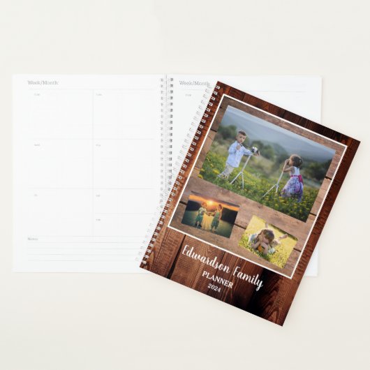 バ素朴ンウッド家族の写真集 プランナー手帳 (ディスプレー)