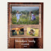 バ素朴ンウッド家族の写真集 プランナー手帳 (正面)