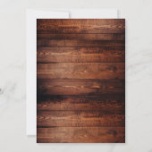 バ素朴ンウッド結婚写真 セーブザデート (裏面)