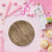 バ素朴ンウッド ペーパープレート (パーティー)