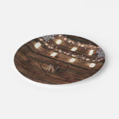 バ素朴ンウッド&メイソンジャースウェディングパーティー ペーパープレート (アングル)