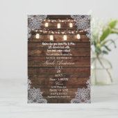 バ素朴ンウッド&メイソンジャースブライダルシャワー 招待状 (スタンド正面)