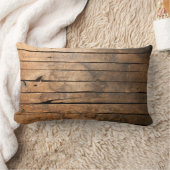 バ素朴ンウッド ランバークッション (ブランケット)