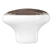 バ素朴ンウッド&レースロマンチックエレガント寝室 セラミックノブ (側面)