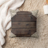 バ素朴ンウッド&レースロマンチックファームハエレガントウス クッション (ブランケット)