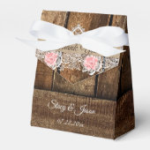 バ素朴ンウッド&レース結婚ズ フェイバーボックス (正面サイド)