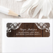 バ素朴ンウッド&レース結婚ズ ラベル (インサイチュ)