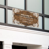 バ素朴ンウッド&レース結婚ズ 横断幕 (ビルの外側)