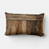 バ素朴ンウッド&レース結婚式の引き出物 ランバークッション (裏面)