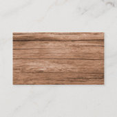 バ素朴ンウッド 名刺 (裏面)