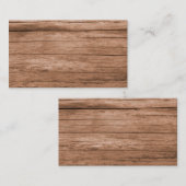 バ素朴ンウッド 名刺 (正面/裏面)