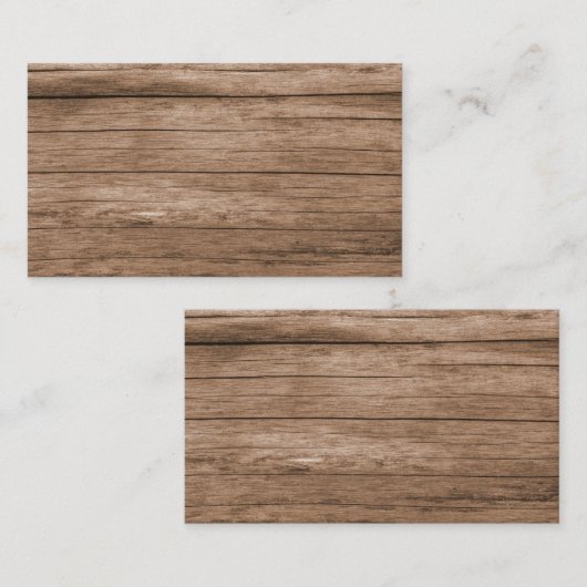 バ素朴ンウッド 名刺 (正面/裏面)