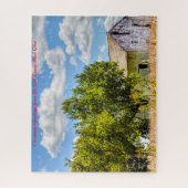 バ素朴ンオハイオ州。クリスマスグリーティング ジグソーパズル (縦)