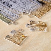 バ素朴ンオハイオ州。クリスマスグリーティング ジグソーパズル (側面)