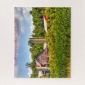 バ素朴ンオハイオ州。クリスマスグリーティング ジグソーパズル (縦)