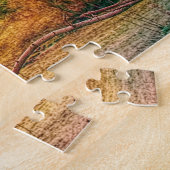 バ素朴ンオハイオ州。クリスマスグリーティング ジグソーパズル (側面)